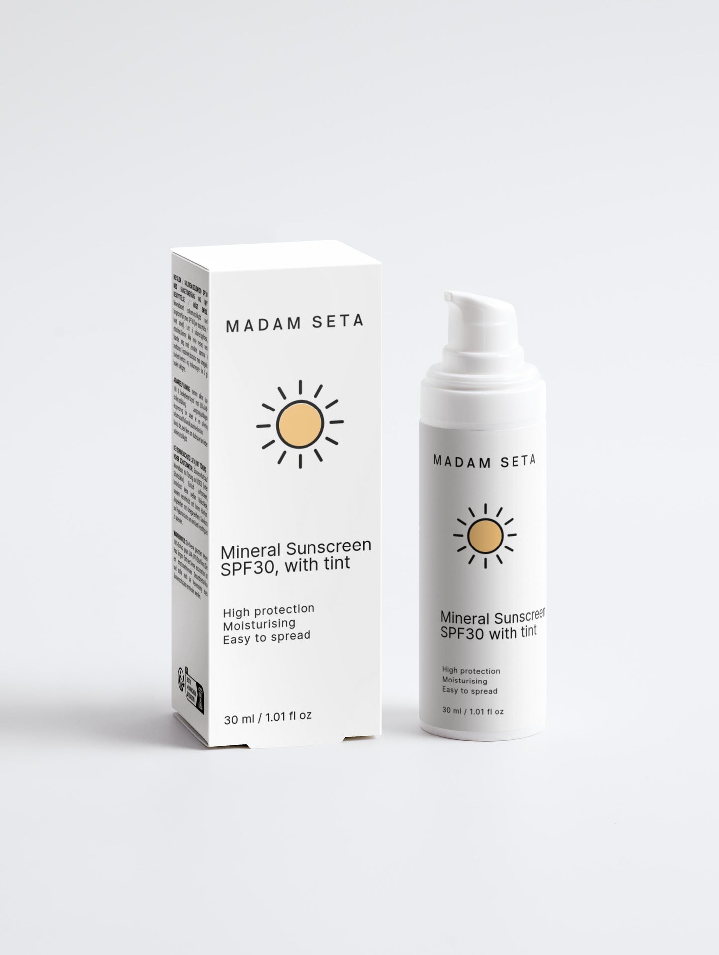 Mineral Sunscreen SPF30, with tint
