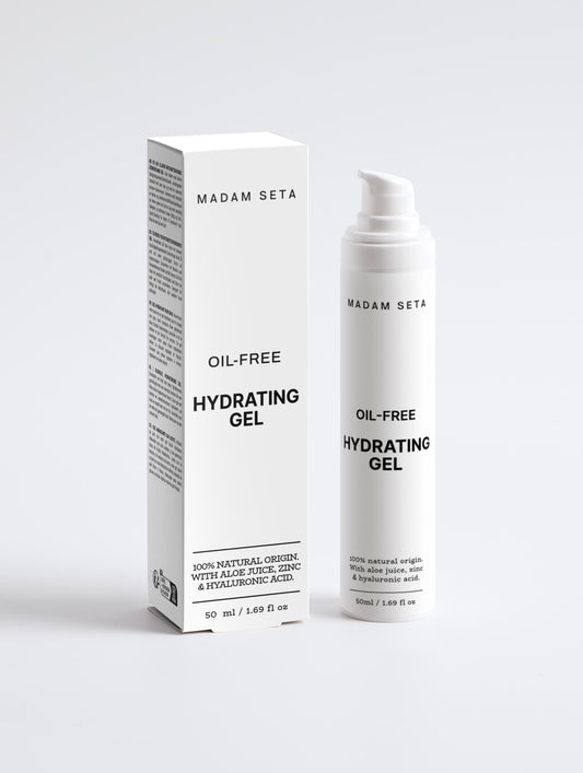 Oil-Free Hydrating Gel - Lightweight Natural Face Moisturizer